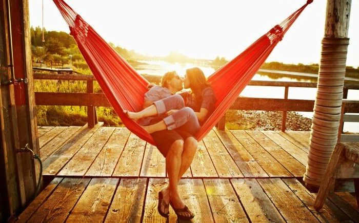 couple in hammock